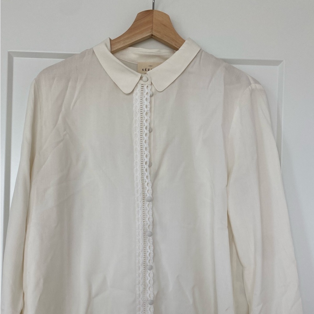 Sézane silk blouse